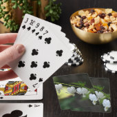 Jeu De Cartes Fleurs cardiaques blanches saignantes (In Situ)