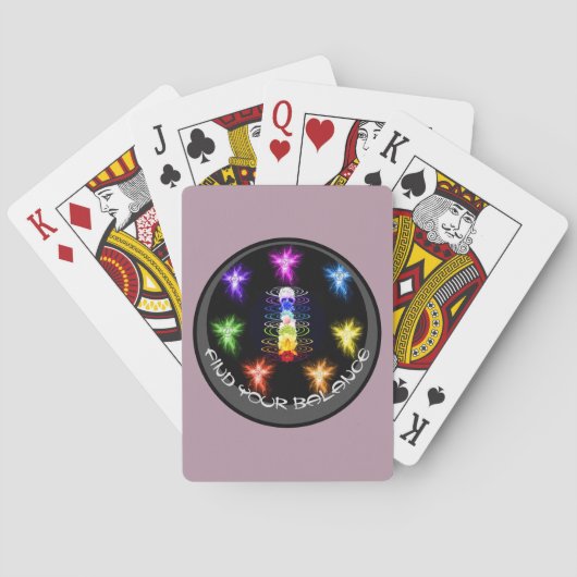 Jeu De Cartes Fleurs Chakras (dos)