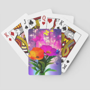 Jeu De Cartes Fleurs d'art