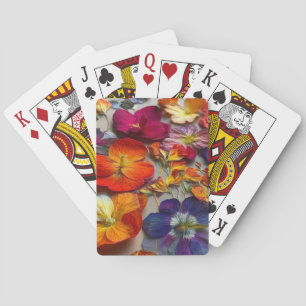 Jeu De Cartes Fleurs d'art