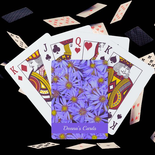 Jeu De Cartes Fleurs d'Aster violet à RHS Garden Wisley