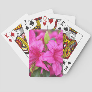 Jeu De Cartes fleurs d'azalée rose, 杜 鹃 花