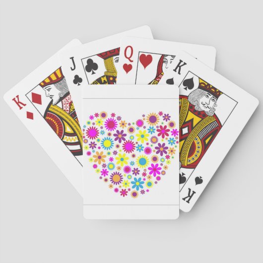 Jeu De Cartes Fleurs de bonheur (dos)