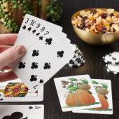 Jeu De Cartes Fleurs de citrouille et abeilles (In Situ)