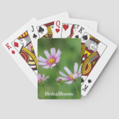 Jeu De Cartes Fleurs de cosmos (dos)