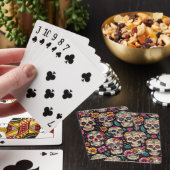 Jeu De Cartes Fleurs de Crâne de Sucre (In Situ)