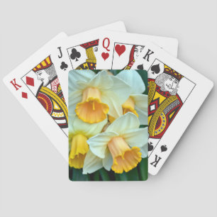 Jeu De Cartes Fleurs de jonquilles jaunes