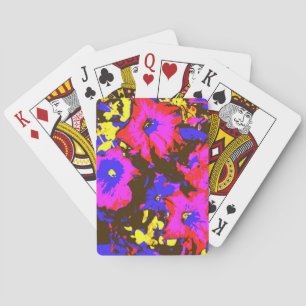 JEU DE CARTES FLEURS DE PETUNIA