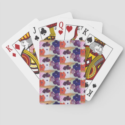 Jeu De Cartes Fleurs de printemps Anémone (dos)