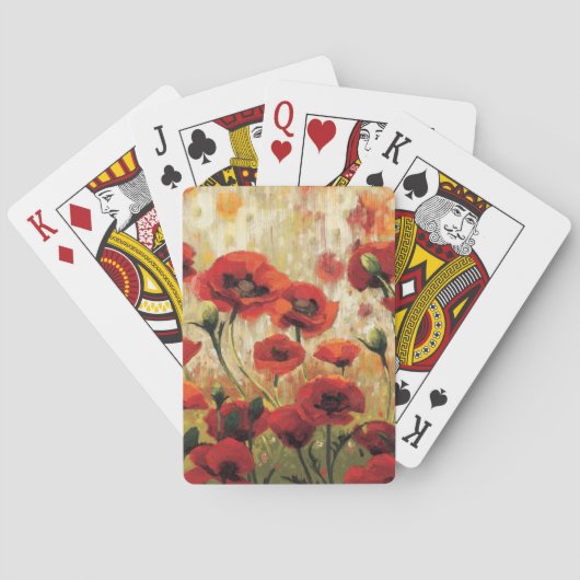 Jeu De Cartes Fleurs de printemps dans un jardin (dos)