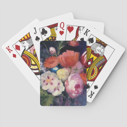 Jeu De Cartes Fleurs de printemps fraîchement coupées (dos)