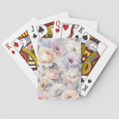 Jeu De Cartes Fleurs de rose élégantes (dos)
