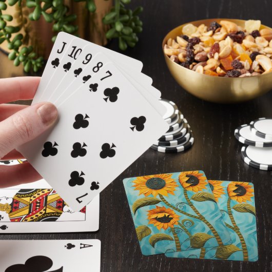 Jeu De Cartes Fleurs de soleil (In Situ)