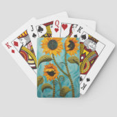 Jeu De Cartes Fleurs de soleil (dos)