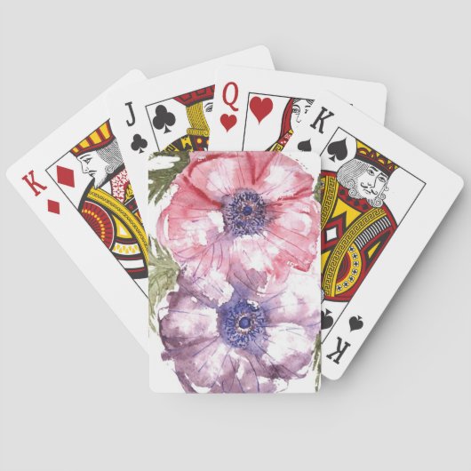Jeu De Cartes Fleurs d'eau (dos)
