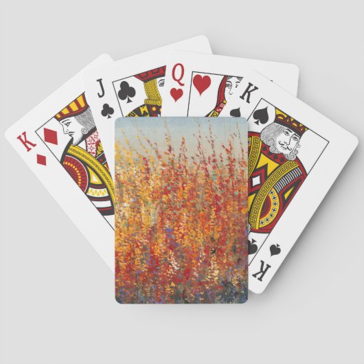 Jeu De Cartes Fleurs du désert II (dos)
