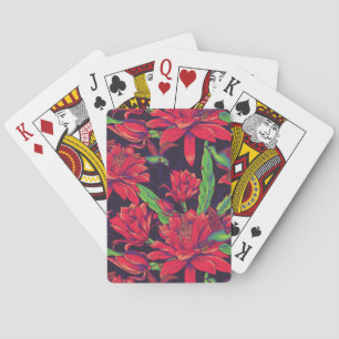 Jeu De Cartes Fleurs et colibris
