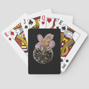 Jeu De Cartes Fleurs et Cristal