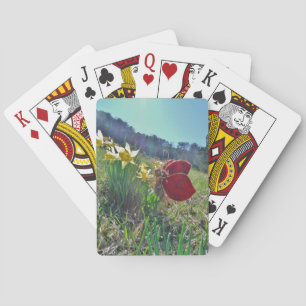 Jeu De Cartes Fleurs et fleurs jaunes