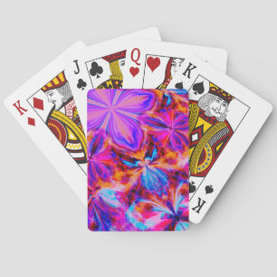 Jeu De Cartes Fleurs et papillons en Abstrait*