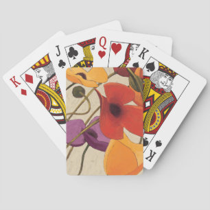 Jeu De Cartes Fleurs et tiges de ressort