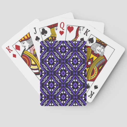 Jeu De Cartes Fleurs géométriques....... (dos)