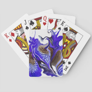 Jeu De Cartes Fleurs Iris Violets