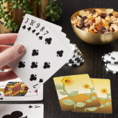 JEU DE CARTES FLEURS JAUNES (In Situ)