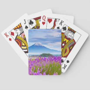 Jeu De Cartes Fleurs Mont Fugi Japon