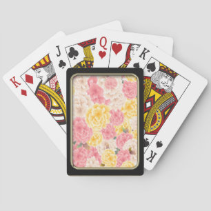 Jeu De Cartes Fleurs oeillets Jeux Cartes
