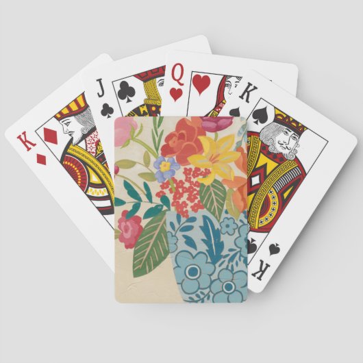 Jeu De Cartes Fleurs printanières I (dos)