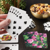 Jeu De Cartes Fleurs roses (In Situ)