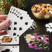 Jeu De Cartes Fleurs roses (In Situ)
