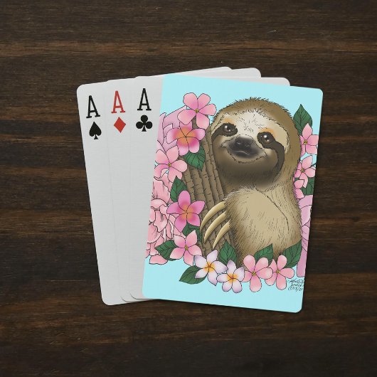 Jeu De Cartes Fleurs roses parentes