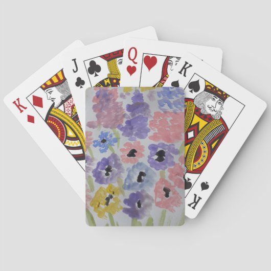 Jeu De Cartes Fleurs sauvages d'été (dos)