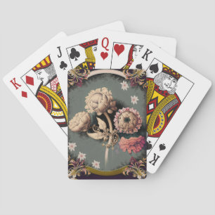 Jeu De Cartes Fleurs vintages