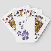 Jeu De Cartes Fleurs violettes (dos)