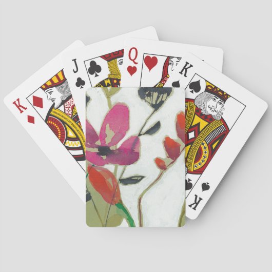 Jeu De Cartes Fleurs vives I (dos)