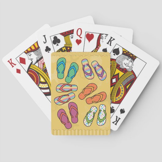Jeu De Cartes Flip Flops Bright Playing Cards (dos)