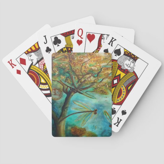 Jeu De Cartes Flirt de libellule (dos)