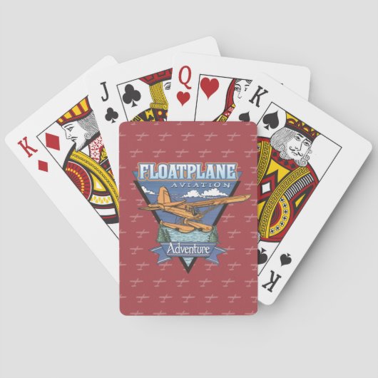 Jeu De Cartes Floatplane Aviation Adventure (dos)