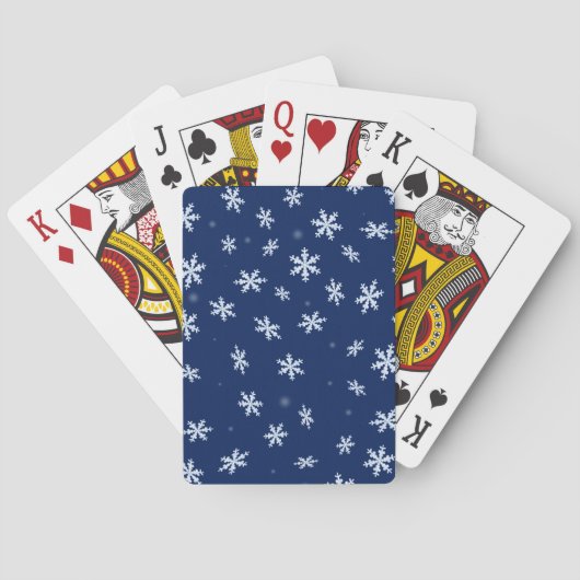 Jeu De Cartes Flocon de neige (dos)