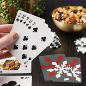 Jeu De Cartes Flocon de Noël de vacances (In Situ)