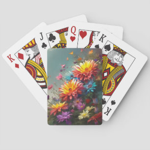 Jeu De Cartes Floral