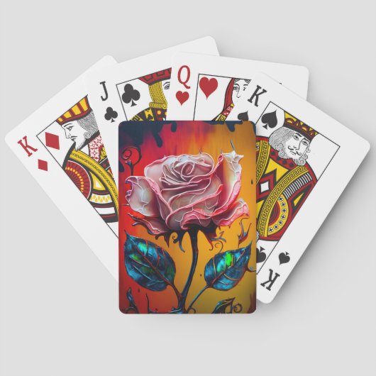 Jeu De Cartes Floral (dos)