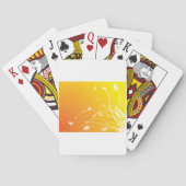 Jeu De Cartes Floral d'or (dos)