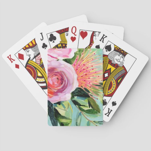 Jeu De Cartes Floral I (dos)