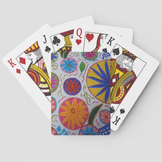 Jeu De Cartes Floral moderne (dos)