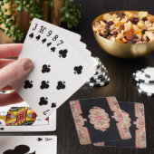 Jeu De Cartes Floral sculpté (In Situ)