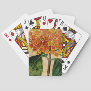 Jeu De Cartes Floral Vibrant I